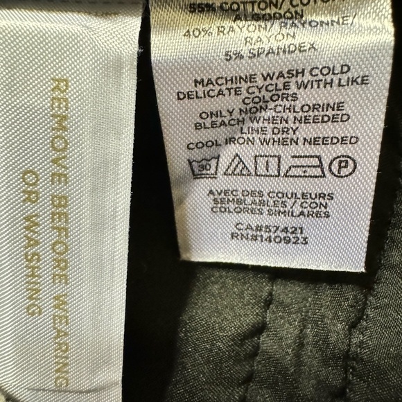 Loft Windowpane Skinny Pants Size 6 - Picture 10 of 11